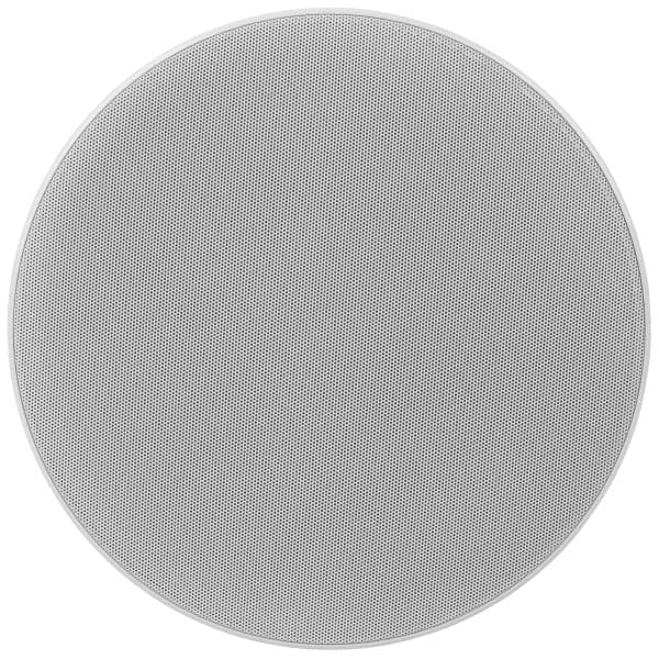 Detailed view of speaker with grille on